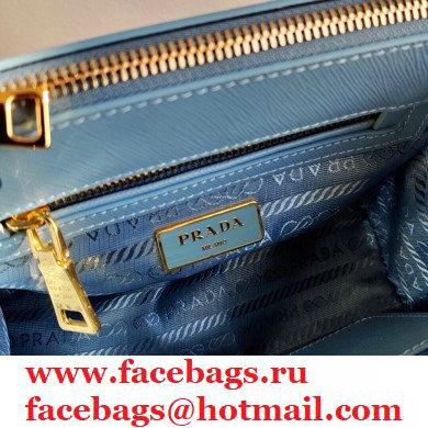 Prada Galleria Saffiano Leather Micro-bag 1BA906 Blue 2021