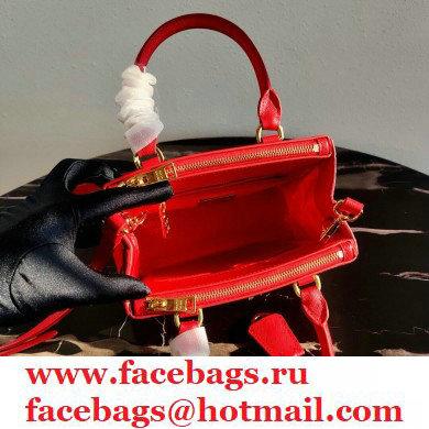 Prada Galleria Saffiano Leather Micro-bag 1BA906 Red 2021