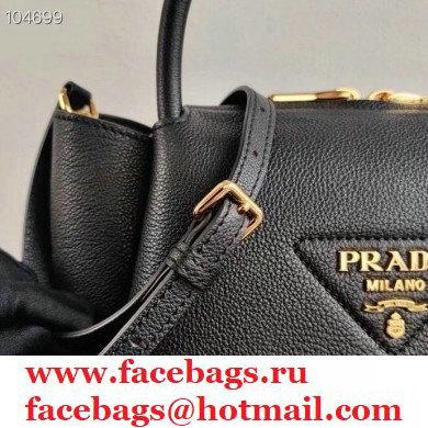 Prada Small Leather HandBag 1BC145 Black 2021