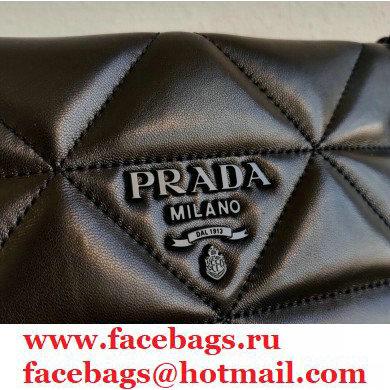 Prada Spectrum Nappa Leather Tote Bag 1BG298 Black 2021