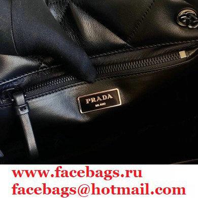 Prada Spectrum Nappa Leather Tote Bag 1BG298 Black 2021