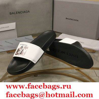 Balenciaga Logo Piscine Pool Slides Sandals 03 2021