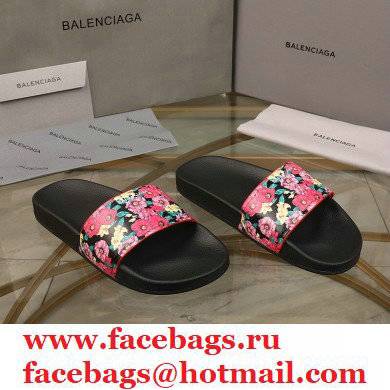 Balenciaga Logo Piscine Pool Slides Sandals 07 2021