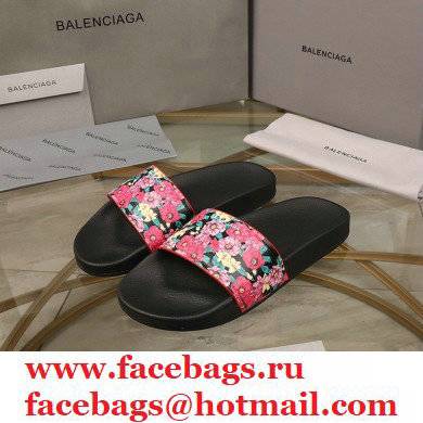 Balenciaga Logo Piscine Pool Slides Sandals 07 2021