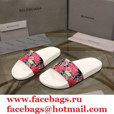 Balenciaga Logo Piscine Pool Slides Sandals 08 2021