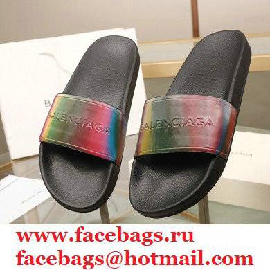 Balenciaga Logo Piscine Pool Slides Sandals 09 2021