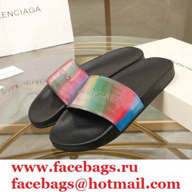 Balenciaga Logo Piscine Pool Slides Sandals 09 2021