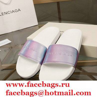 Balenciaga Logo Piscine Pool Slides Sandals 10 2021