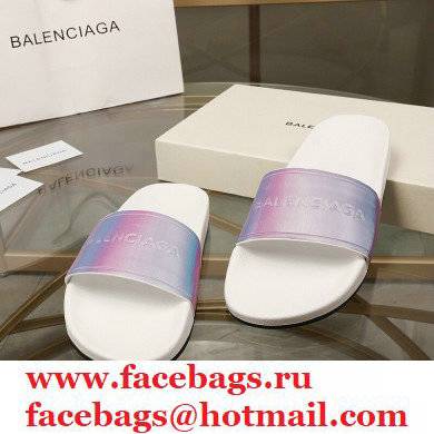 Balenciaga Logo Piscine Pool Slides Sandals 10 2021