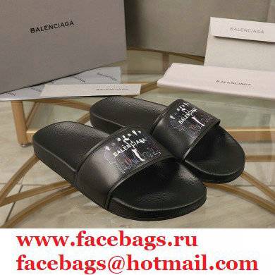 Balenciaga Logo Piscine Pool Slides Sandals 11 2021