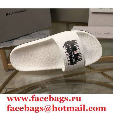 Balenciaga Logo Piscine Pool Slides Sandals 12 2021