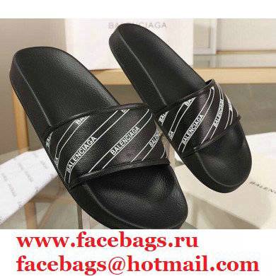 Balenciaga Logo Piscine Pool Slides Sandals 13 2021