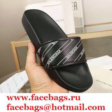 Balenciaga Logo Piscine Pool Slides Sandals 13 2021