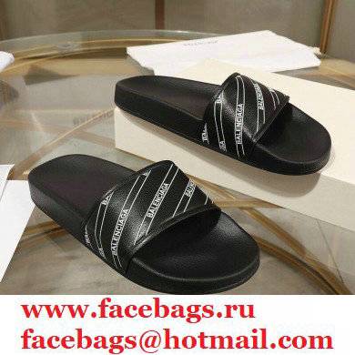 Balenciaga Logo Piscine Pool Slides Sandals 13 2021