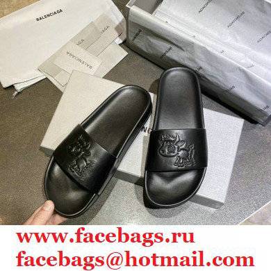 Balenciaga Logo Piscine Pool Slides Sandals 18 2021