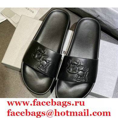 Balenciaga Logo Piscine Pool Slides Sandals 18 2021