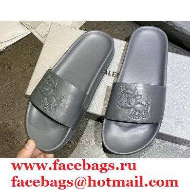 Balenciaga Logo Piscine Pool Slides Sandals 20 2021