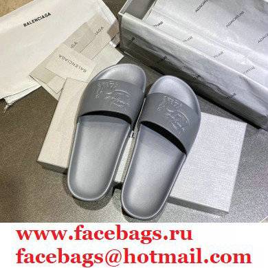 Balenciaga Logo Piscine Pool Slides Sandals 20 2021