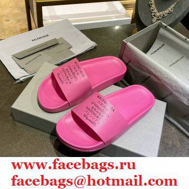 Balenciaga Logo Piscine Pool Slides Sandals 28 2021