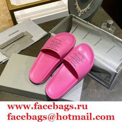 Balenciaga Logo Piscine Pool Slides Sandals 28 2021