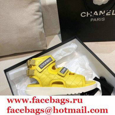 Chanel Goatskin Fabric and TPU Sandals G37231 07 2021