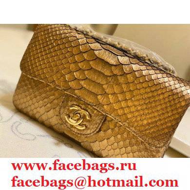 Chanel Python Classic Flap Small Bag A1116 05 2021