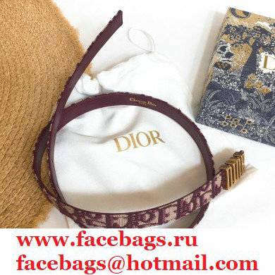 Dior Width 2cm Belt D73