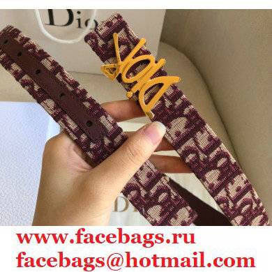 Dior Width 3cm Belt D63