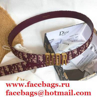 Dior Width 3cm Belt D75