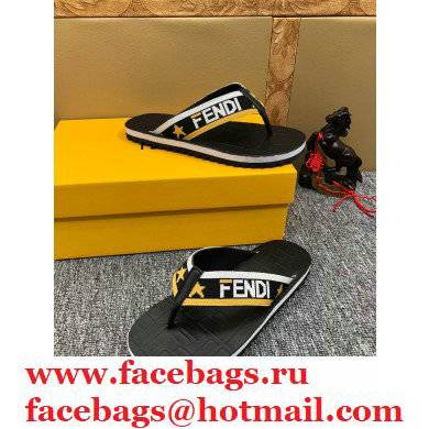 Fendi Rubber Men's Slides Thong Sandals 05 2021