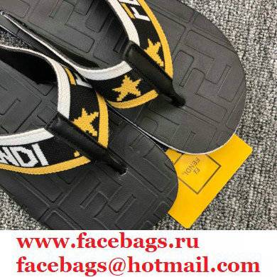 Fendi Rubber Men's Slides Thong Sandals 05 2021