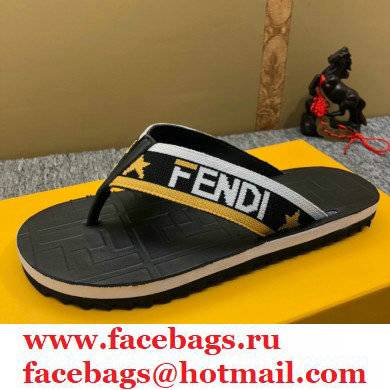 Fendi Rubber Men's Slides Thong Sandals 05 2021