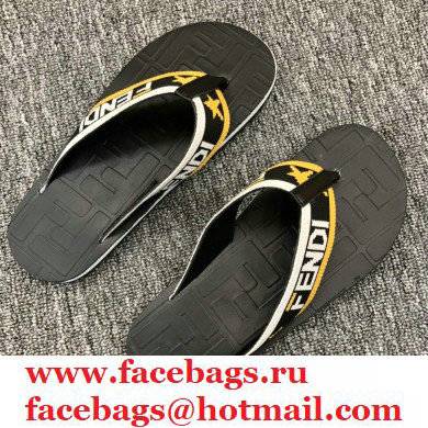 Fendi Rubber Men's Slides Thong Sandals 05 2021