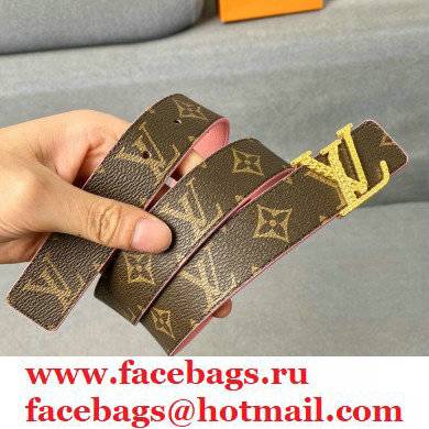 Louis Vuitton Width 3cm Belt LV108