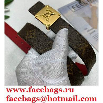 Louis Vuitton Width 3cm Belt LV111