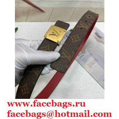 Louis Vuitton Width 3cm Belt LV111