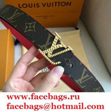 Louis Vuitton Width 3cm Belt LV113