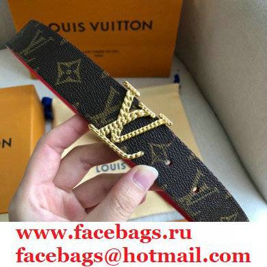 Louis Vuitton Width 3cm Belt LV115