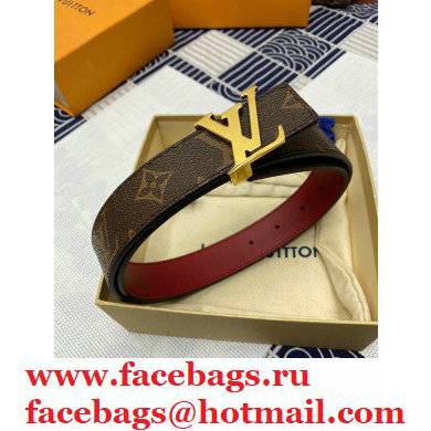 Louis Vuitton Width 3cm Belt LV83