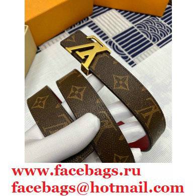 Louis Vuitton Width 3cm Belt LV83