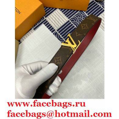 Louis Vuitton Width 3cm Belt LV83