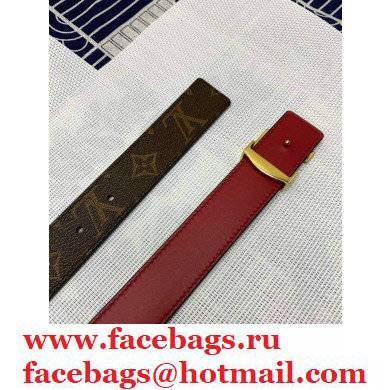 Louis Vuitton Width 3cm Belt LV83