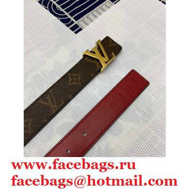 Louis Vuitton Width 3cm Belt LV83