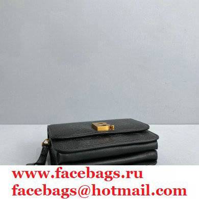 Balenciaga Cowhide Lychee pattern Flap bag in Black Bb003 2021