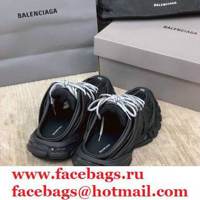 Balenciaga Nylon and mesh cloth Trackmules shoes in Black Bs001