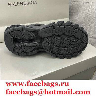 Balenciaga Track Mules Black in Mesh and Nylon 2021