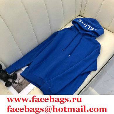 CELINE logo Print hooded sweatshirt 2021