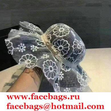 Chanel Lace princess hat in Blue Ch006