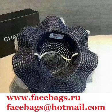 Chanel Lace princess hat in Blue Ch006