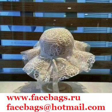 Chanel Lace princess hat in Pink Ch005